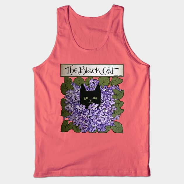 The Black Cat 1898 Tank Top by kg07_shirts